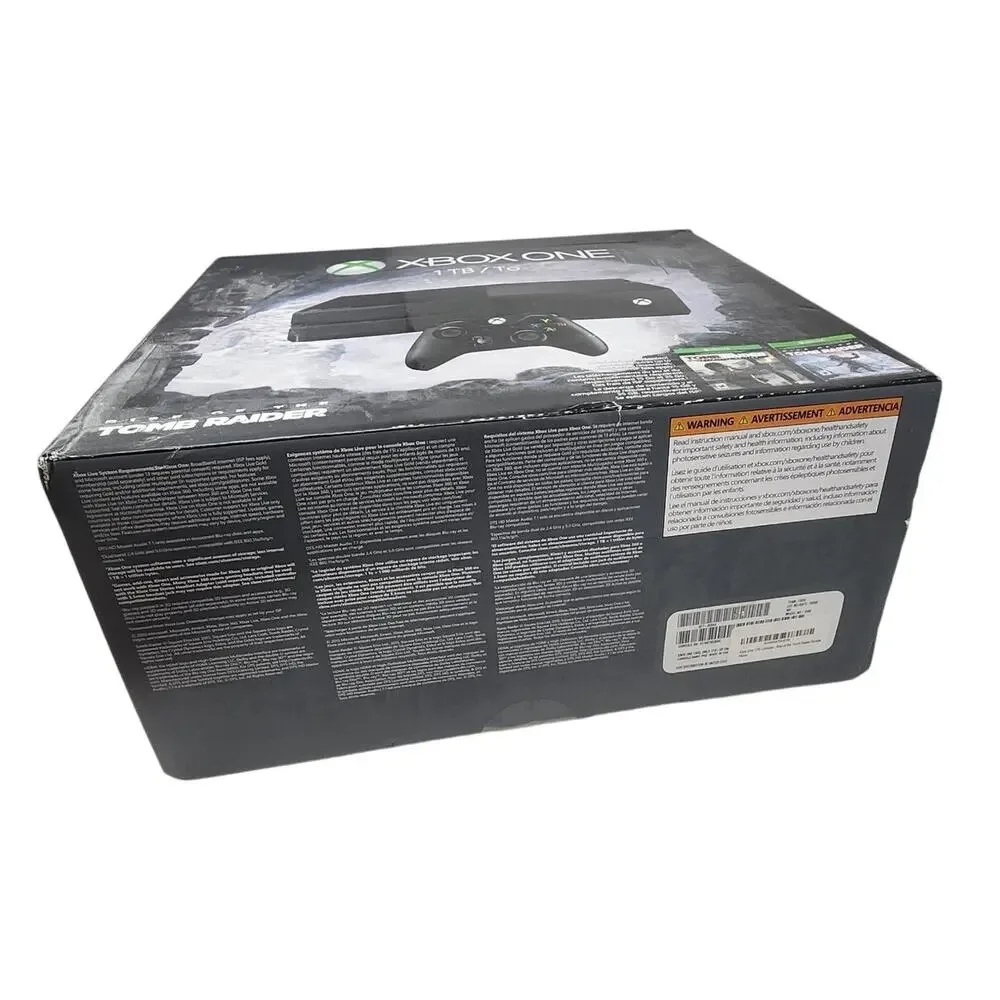 XBOX One Microsoft Rise of the Tomb Raider Game Console Black 1Tb Model 1540